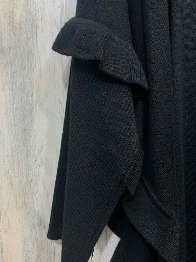 NWT MULTIPLES Tops Size L/XL Black BAT SLEEVES Cardigan