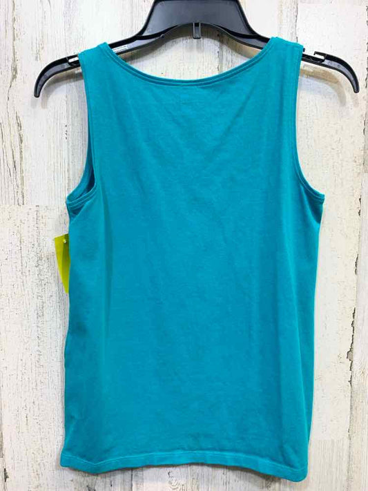 PRE-OWNED JONES NEW YORK Tops Size XS teal/white MARBLIZED Cardigan/KNIT BLEND O