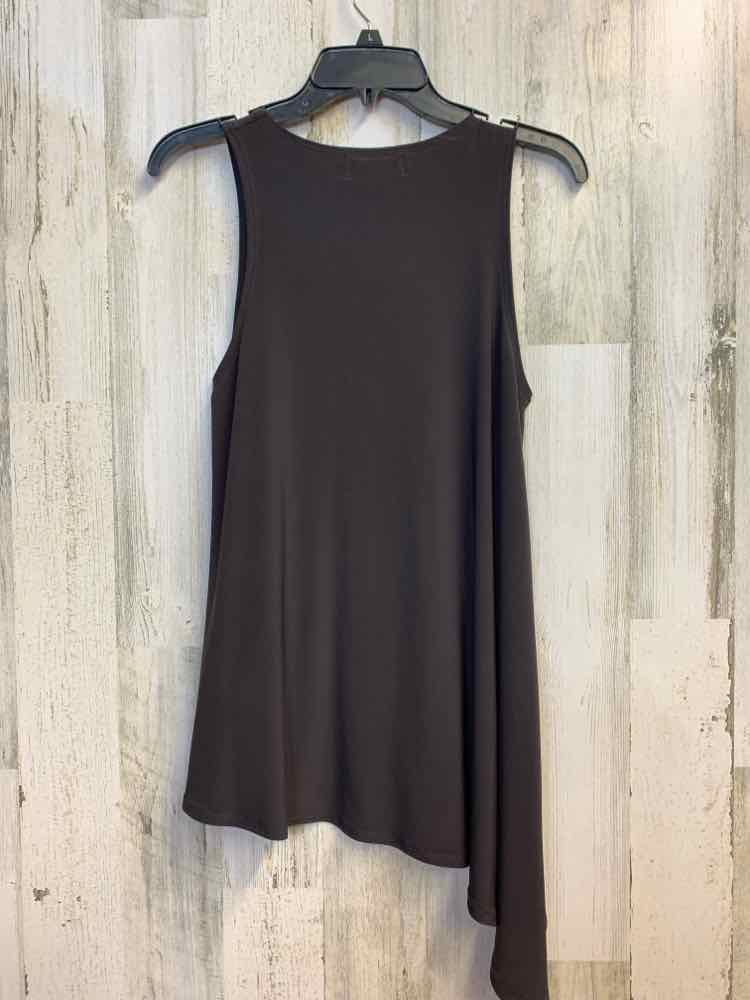 SYMPLI Tops Size 6 DARK BRN SLEEVELESS TOP