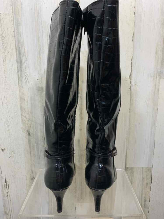 NWT KAREN SCOTT SHOES Shoe Size 9 Black CROCODILE CALF LENGTH Shoes/BLACK CROCOD