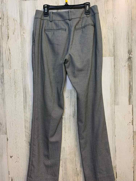 Size 2P ANN TAYLOR BOTTOMS BLK/WHT Checkered CURVY Pants
