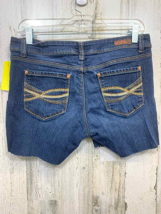 PRE-OWNED Size 11 LEI DARK BLUE DENIM LOW RISE Shorts