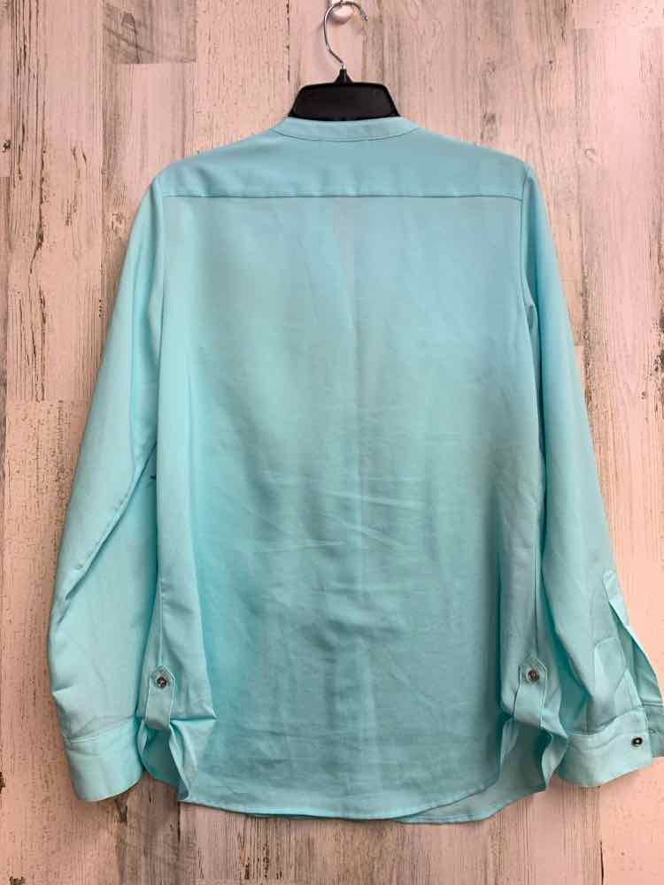 CALVIN KLEIN Tops Size S SEAFOAM LONG SLEEVES TOP