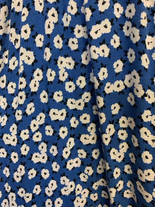 PRE-OWNED PACIFIC VIBES Dresses and Skirts Size XL BLUE/WHITE FLOWERS Dress/ASYM
