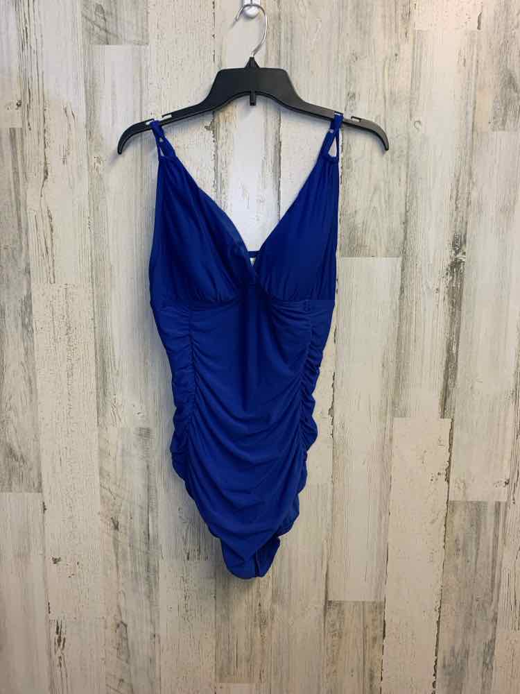 NWT CALVIN KLEIN PLUS SIZES Size 18 Royal Blue Swimsuit