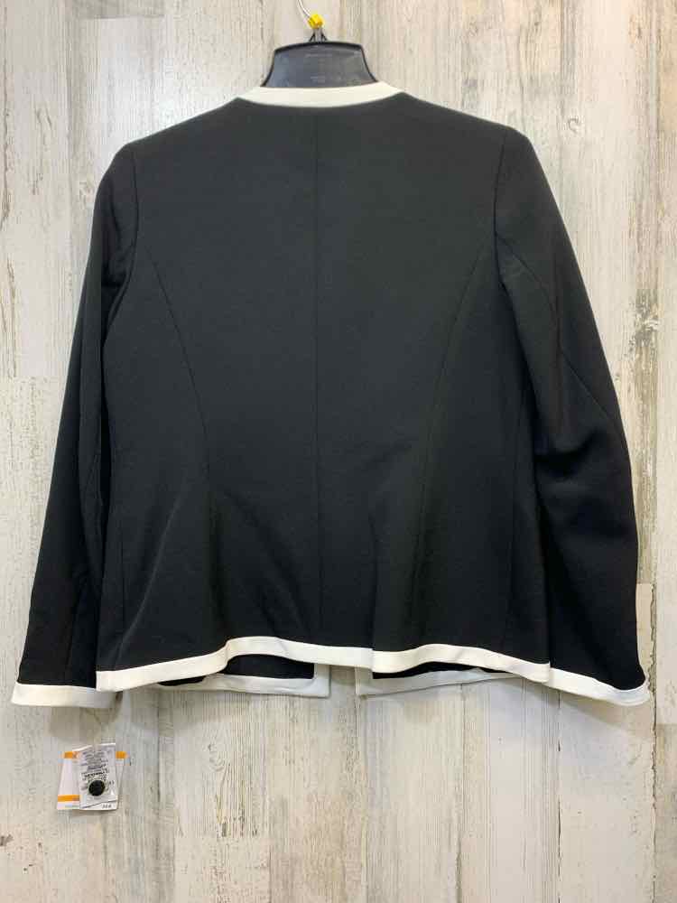 NWT KASPER Tops Size PS BLK LONG SLEEVES Blazer