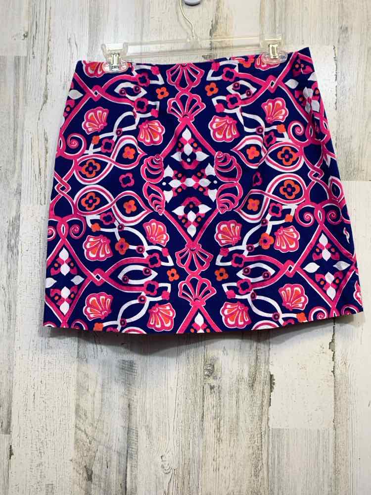 PRE-OWNED VINYARD VINES BOTTOMS WHT/BLU/PNK Floral Mini
