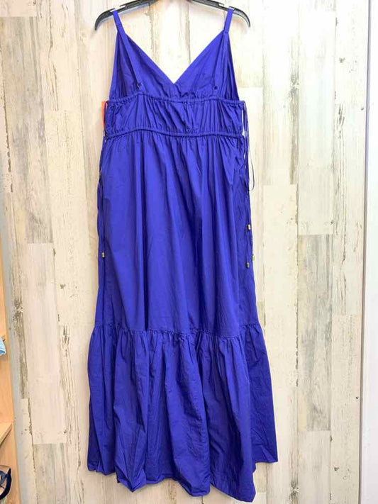 PRE-OWNED INC Dresses and Skirts Size L Royal Blue SPAGHETTI STRAP Dress