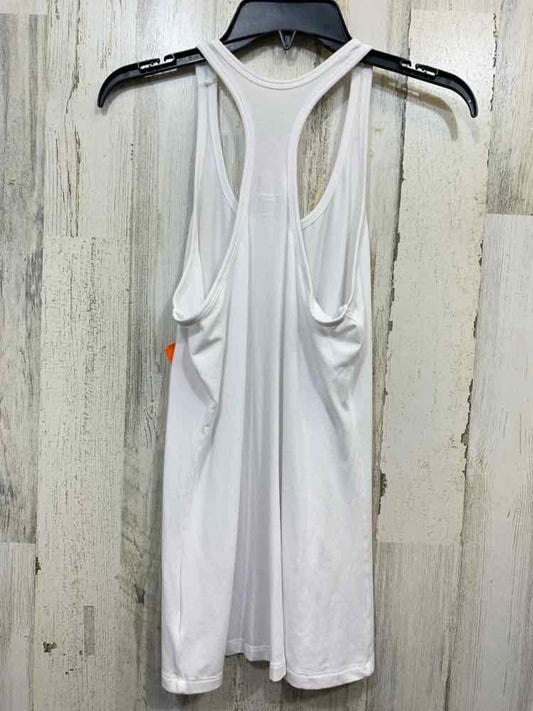 PRE-OWNED OLD NAVY Tops Size S TALL WHT Solid RACER BACK Tank Top