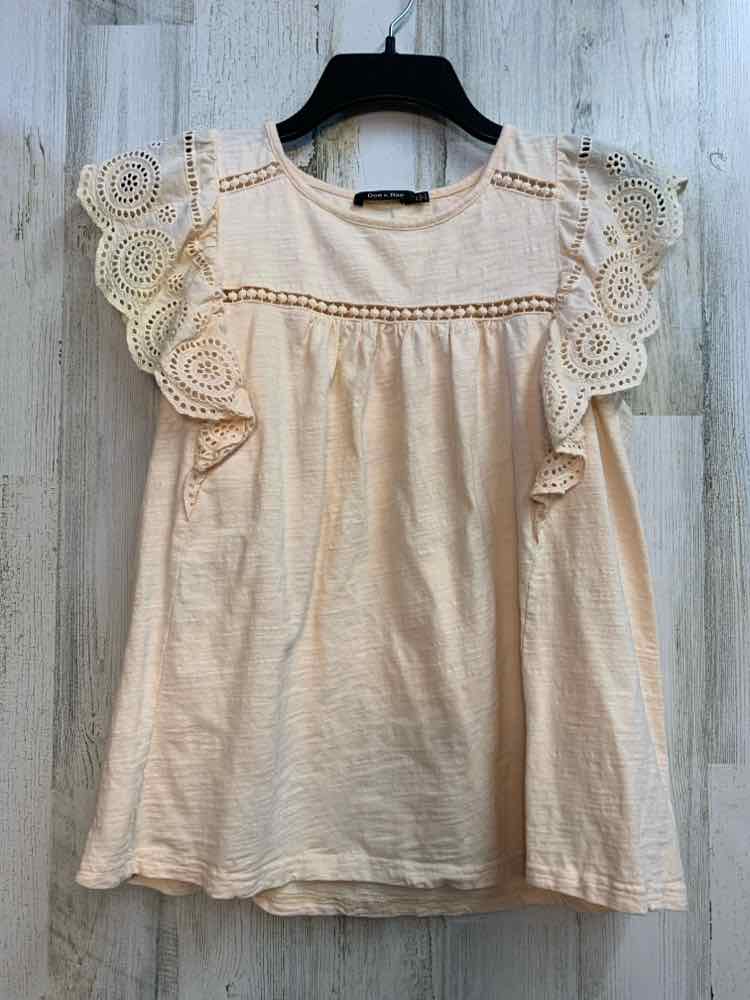 DOE & RAE Tops Size M Peach SLEEVELESS TOP