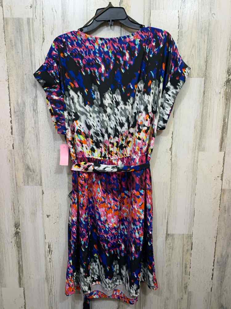 PRE-OWNED FRYNN & ROSE Dresses and Skirts Size 18W Multi-Color BLOUSON Dress/MUL