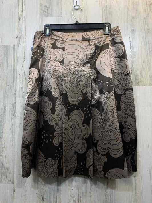 H&M Dresses and Skirts Size 8 BRN/BEIGE Floral Skirt