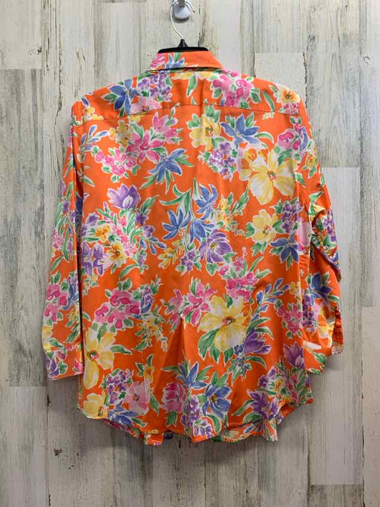 PRE-OWNED Ralph Lauren Tops Size XL ORANGE/GREEN/BLUE/PINK/PURPLE/WHITE Shirt/SP