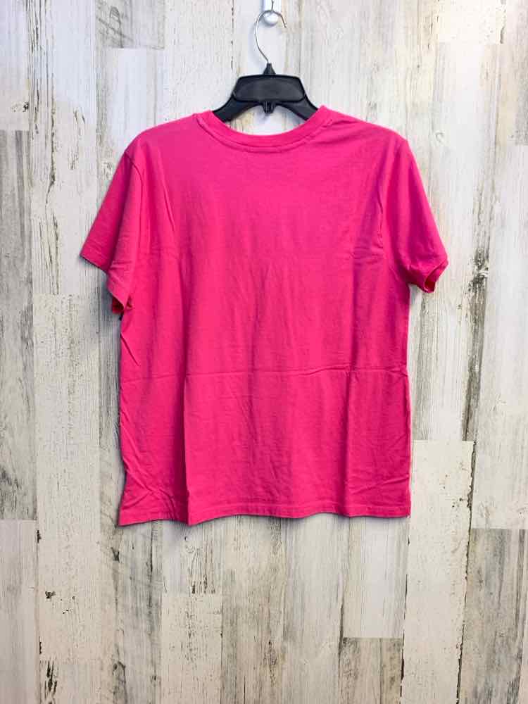 PRE-OWNED CHAMPION Tops Size L HOT PINK SHORT SLEEVES TOP