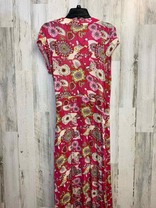 H&M Dresses and Skirts Size 12 HT PINK/CRM/RED/YEL Floral SLEEVELESS Dress