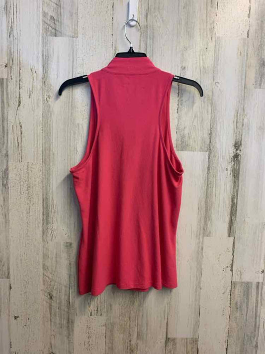PRE-OWNED SPARTINA Tops Size L HOT PINK SLEEVELESS TOP