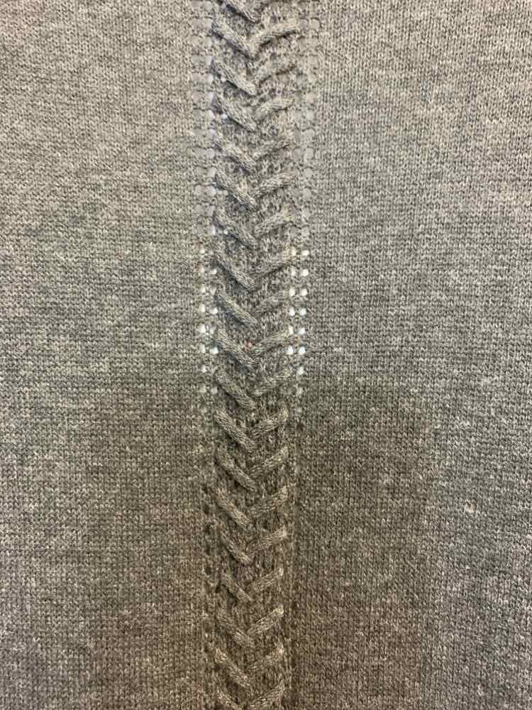 NWT CHARLIE PAIGE Tops Size osfm Gray PONCHO PONCHO