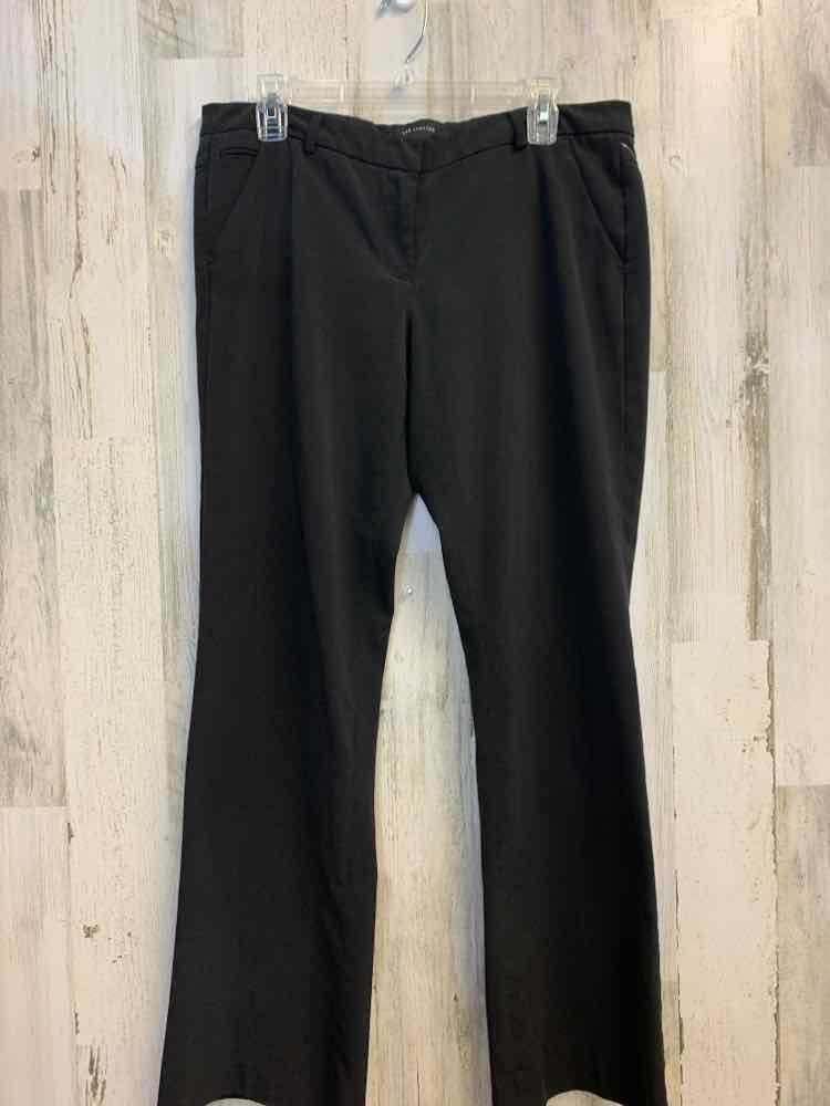PRE-OWNED Size 10 THE LIMITED BOTTOMS Black FLAT FRONT Pants