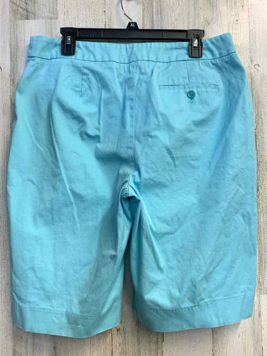 PRE-OWNED Size 14 JONES NEW YORK BOTTOMS AQUA BERMUDA Shorts