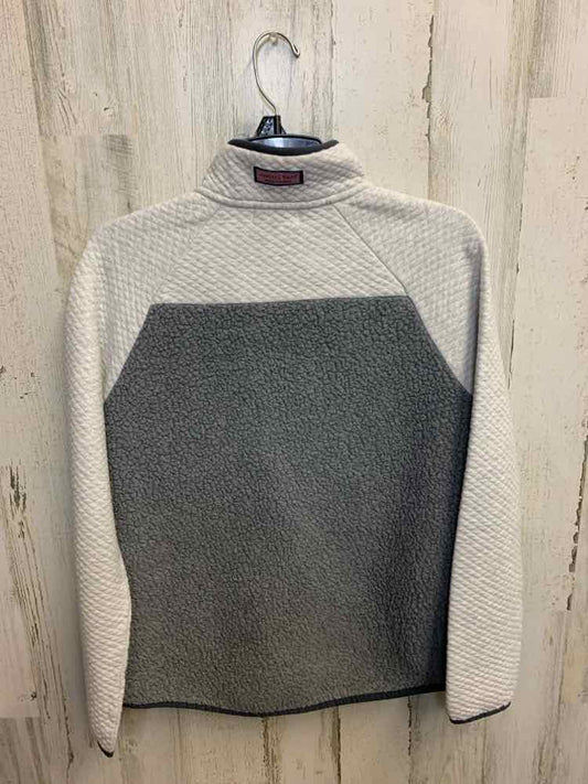 PRE-OWNED VINEYARD VINES JACKETS / COATS Size S WHITE/GRAY QUILT/FLEECE Jacket/G