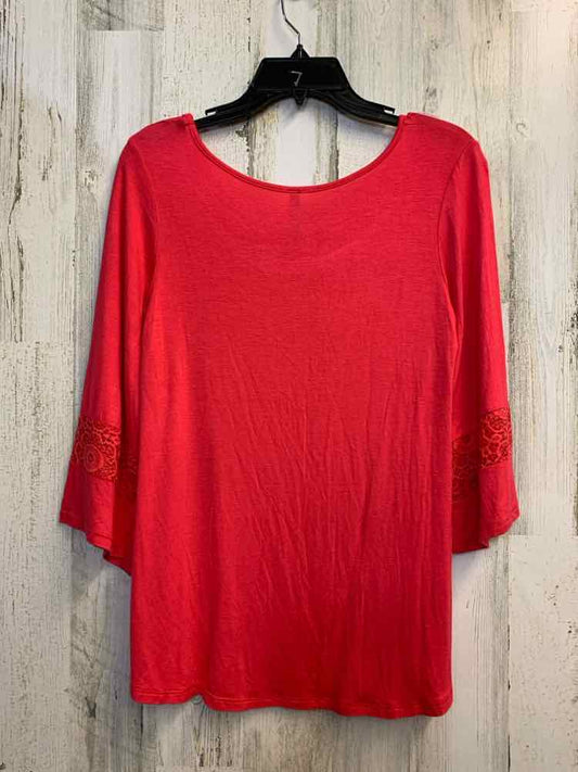 SUPERLINE Tops Size S MAGENTA 3/4 LENGTH TOP