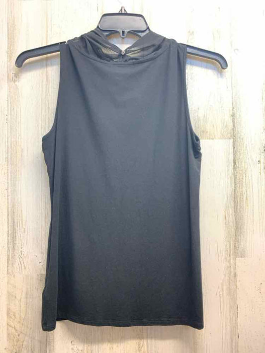 PRE-OWNED COLDWATER CREEK Tops Size S Black Solid SLEEVELESS TOP/BLACK SLEEVELES