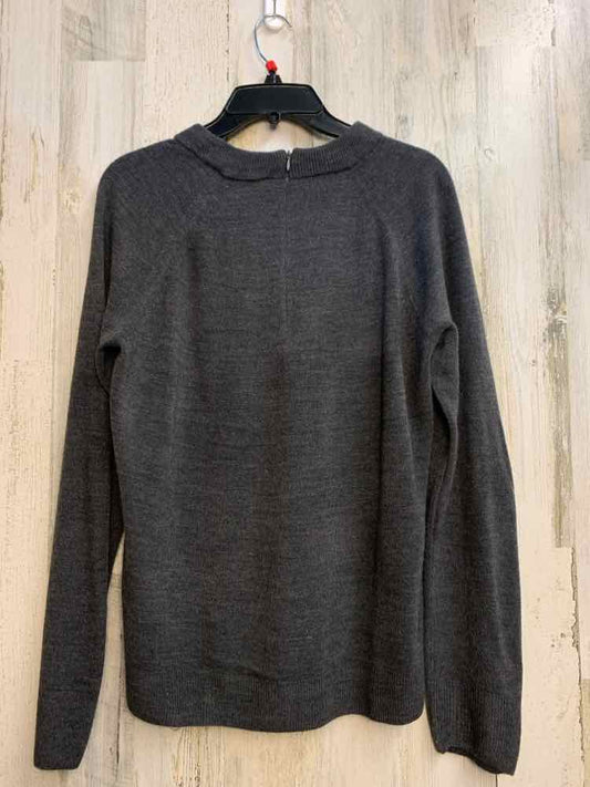 NWT TINT&SHADOW Tops Size PXL Charcoal LONG SLEEVES TOP/HALF ZIP BACK PULLOVER