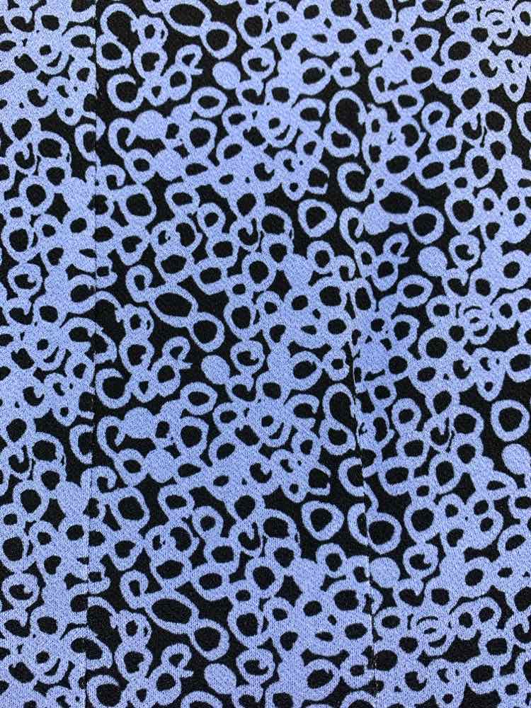 NWT APT. 9 Dresses and Skirts Size M BLK/CORNFLOWER BLU CIRCLES 3/4 LENGTH Dress