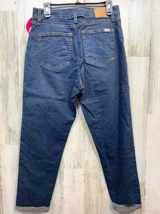 PRE-OWNED Levi Strauss & Co Size 10 BOTTOMS Blue SKINNY CUFFED JEANS