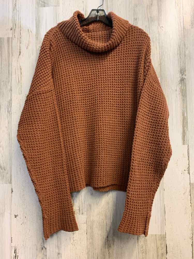 PRE-OWNED MUDPIE Tops Size L Brown KNITTING SWEATER Sweater/KNITTED LONG SLEEVE