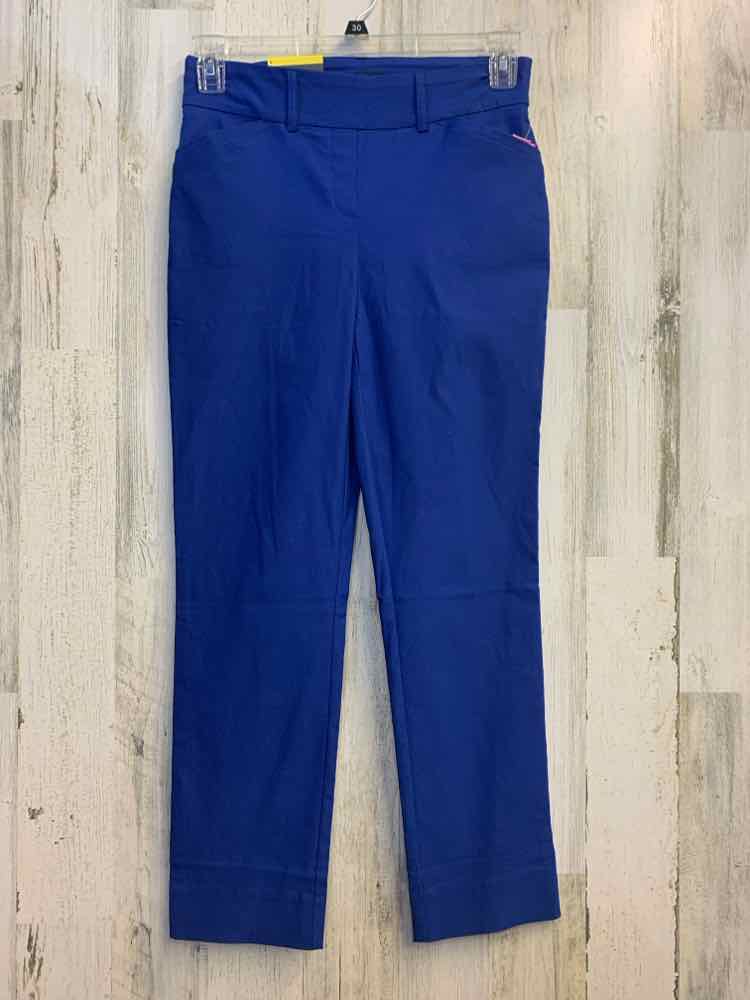 PRE-OWNED Size S HILARY RADLEY BOTTOMS COBALT BLUE Solid PANTS Pants/COBALT BLUE