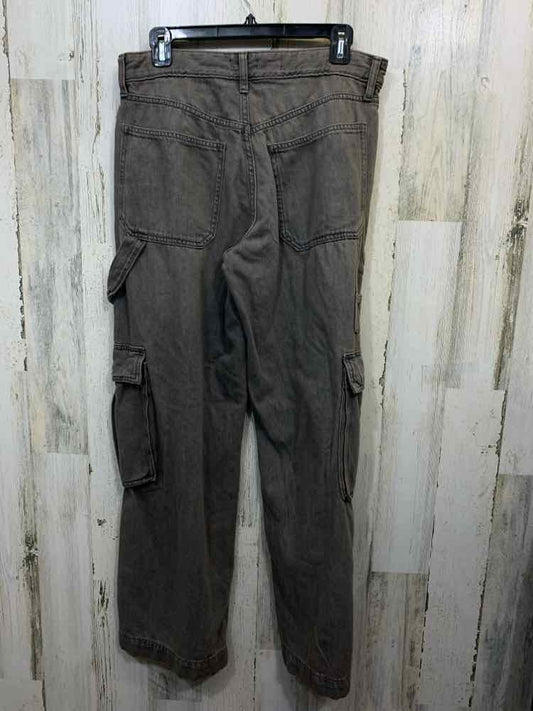 NWT Size 8 WILD FABLE BOTTOMS GRAY WIDE LEG CARGO Pants