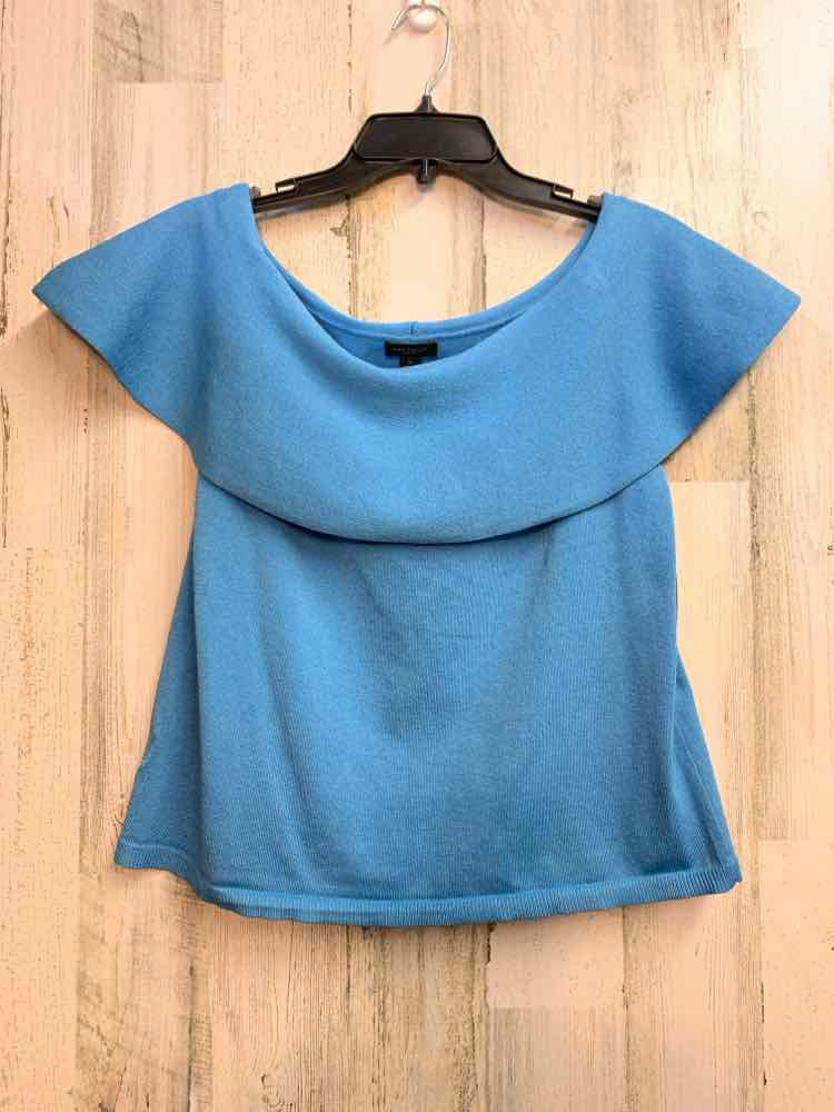 PRE-OWNED ANN TAYLOR Tops Size XL SKY BLUE SHORT SLEEVES TOP