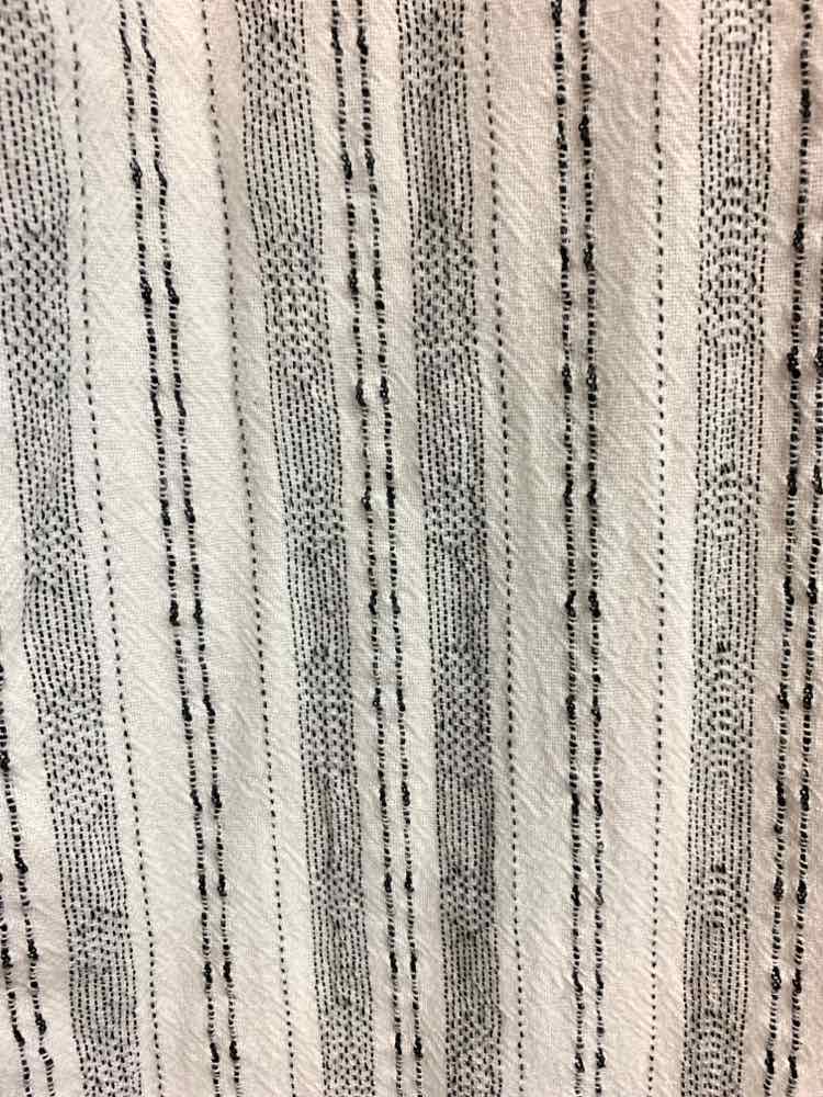 Size S SIENNA SKY BOTTOMS WHT/BLK Stripe STRAIGHT Pants