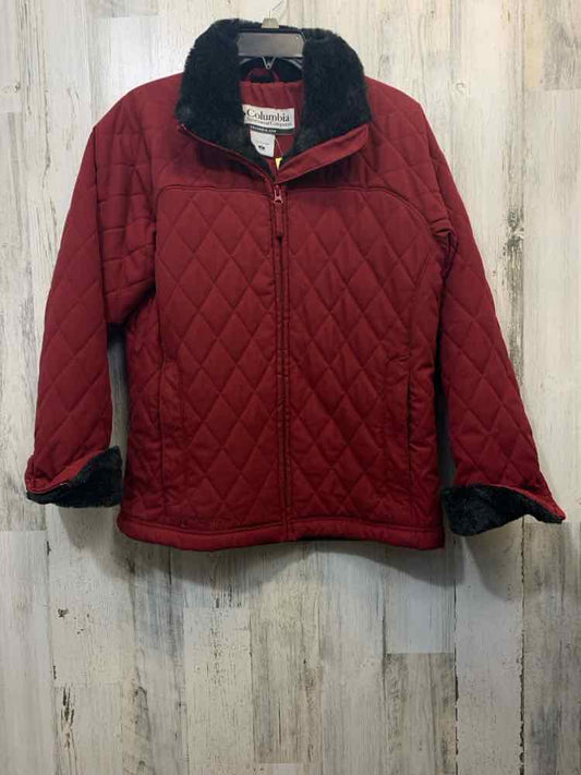 COLUMBIA JACKETS / COATS Size M RED/GRAY QUILTED Jacket