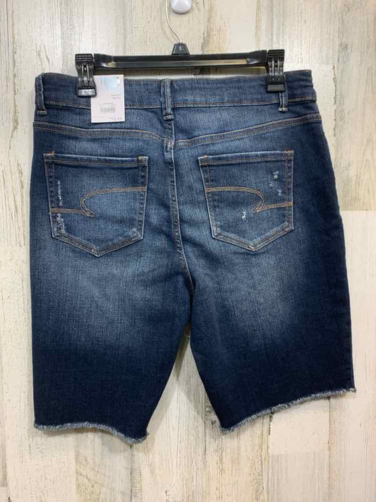 NWT Size 12 TIME AND TRUE BOTTOMS MEDIUM TO DARK WASH JEAN Shorts