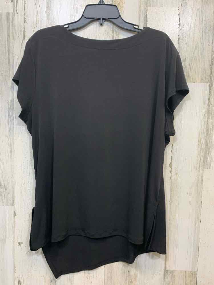 PRE-OWNED N TOUCH Tops Size XL Black SHORT SLEEVES TOP