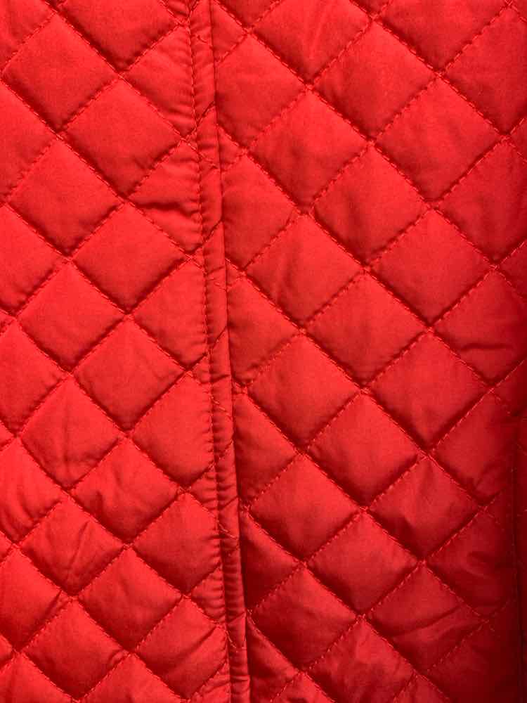 NWT KIM ROGERS JACKETS / COATS Size PXL Red LONG SLEEVES Jacket/QUILTED ZIP UP