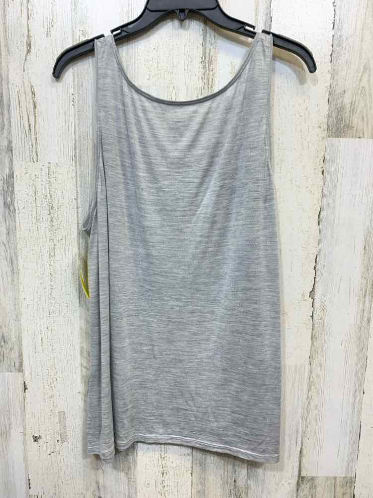 PRE-OWNED EILEEN FISHER Tops Size XL Gray Tank Top/SCOOP NECKLINE