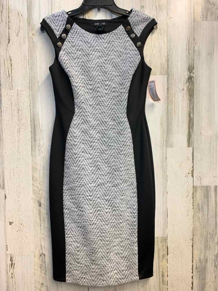 PRE-OWNED KATE&LILY Dresses and Skirts Size 4 BLK/WHT SLEEVELESS Dress