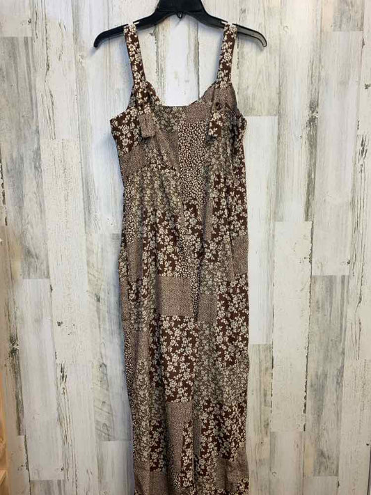 PRE-OWNED Size M EASEL Dresses and Skirts Brown Floral WIDE LEG Jumper