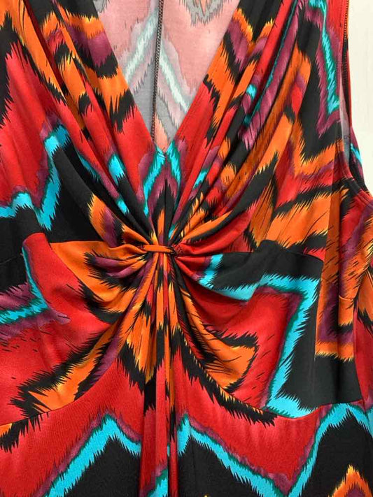 PRE-OWNED NEW DIRECTIONS Dresses and Skirts Size 3X ZIG ZAG MAXI Dress/ZIG-ZAG M