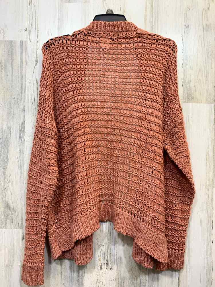 COTTON EMPORIUM Tops Size XL Peach CARDIGAN Cardigan