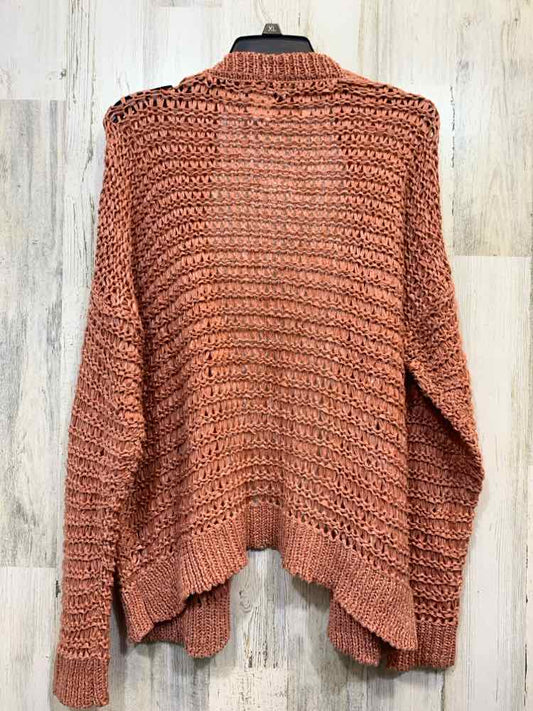 COTTON EMPORIUM Tops Size XL Peach CARDIGAN Cardigan