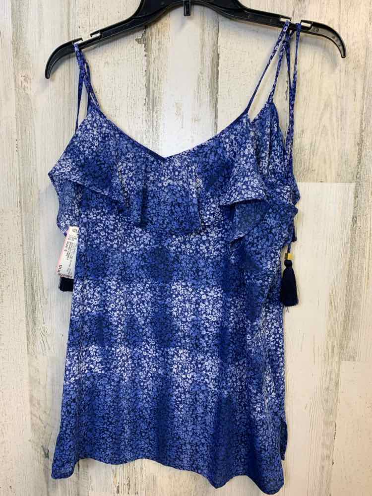 PRE-OWNED MICHAEL KORS Tops Size S BLU/NVY Floral SPAGHETTI STRAP TOP