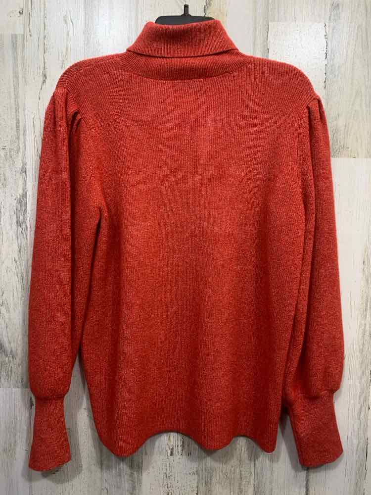 PRE-OWNED WONDERLY Size L Tops Pumpkin LONG SLEEVES COWL NECK SWEATER