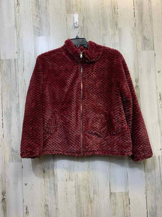 PRE-OWNED WORKSHOP JACKETS / COATS Size XL WINE ZIP UP Jacket/WINE COLORED ZIP O