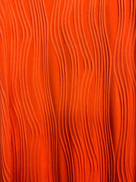 PRE-OWNED Dresses and Skirts Size L Orange WAVES SLEEVELESS Dress