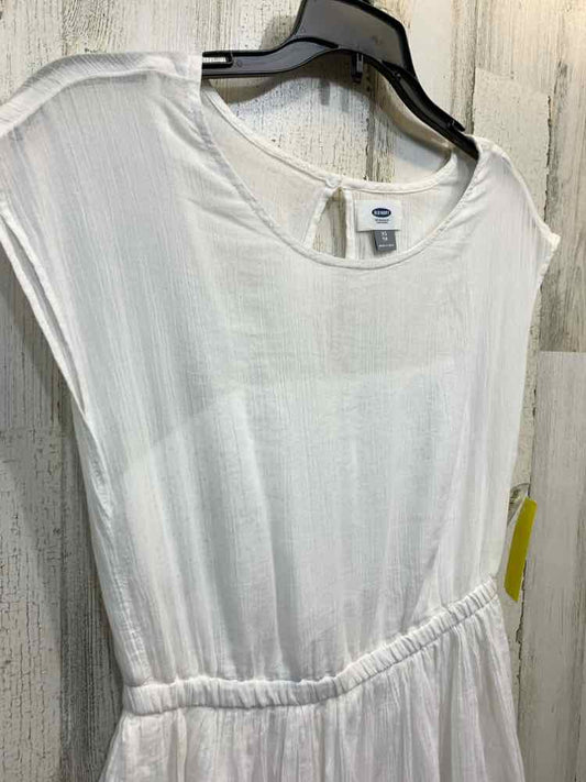 NWT OLD NAVY Dresses and Skirts Size XS White SLEEVELESS/EYELET BAND Dress