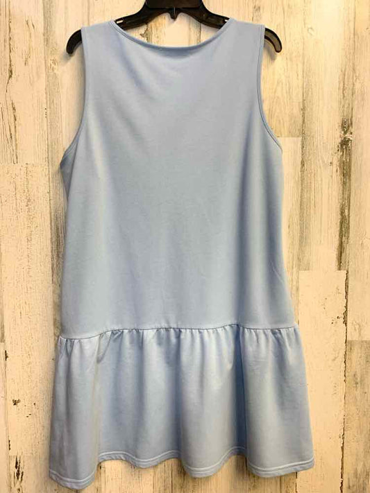 PRE-OWNED PRETTY GARDEN Dresses and Skirts Size L LIGHT BLUE SLEEVELESS Dress